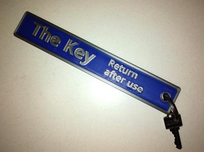 The Key - Big Key Tag