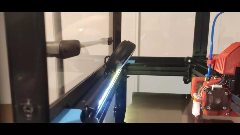 35cm led bar with camera support