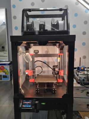 Ikea lack enclosure filament guide for (Un)original Prusa Drybox