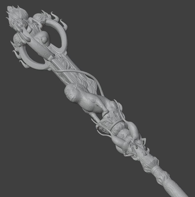 Rat Sage Staff - Black Myth Wukong