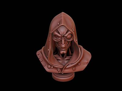 Hooded Fiend Beast Bust