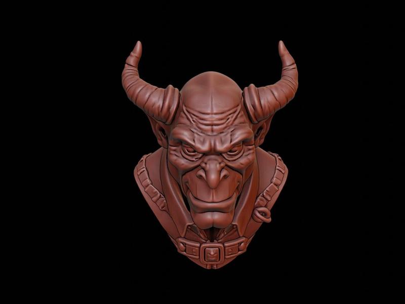 Goblin Beast Bust