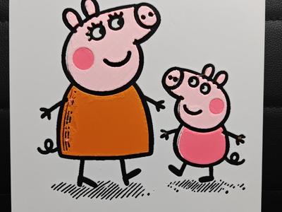 Peppa and Mummy Pig