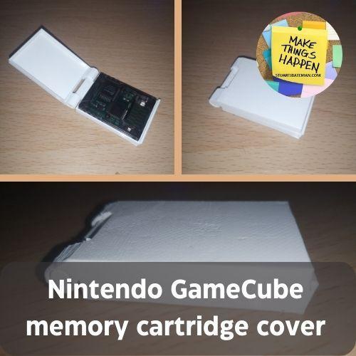 Nintendo GameCube memory cartridge cover