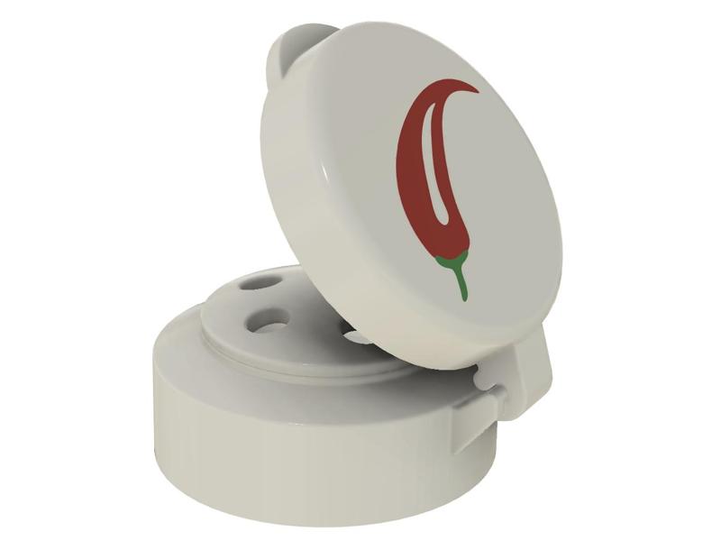 Screw-on Flip-top Spice Jar (35mm) Lid