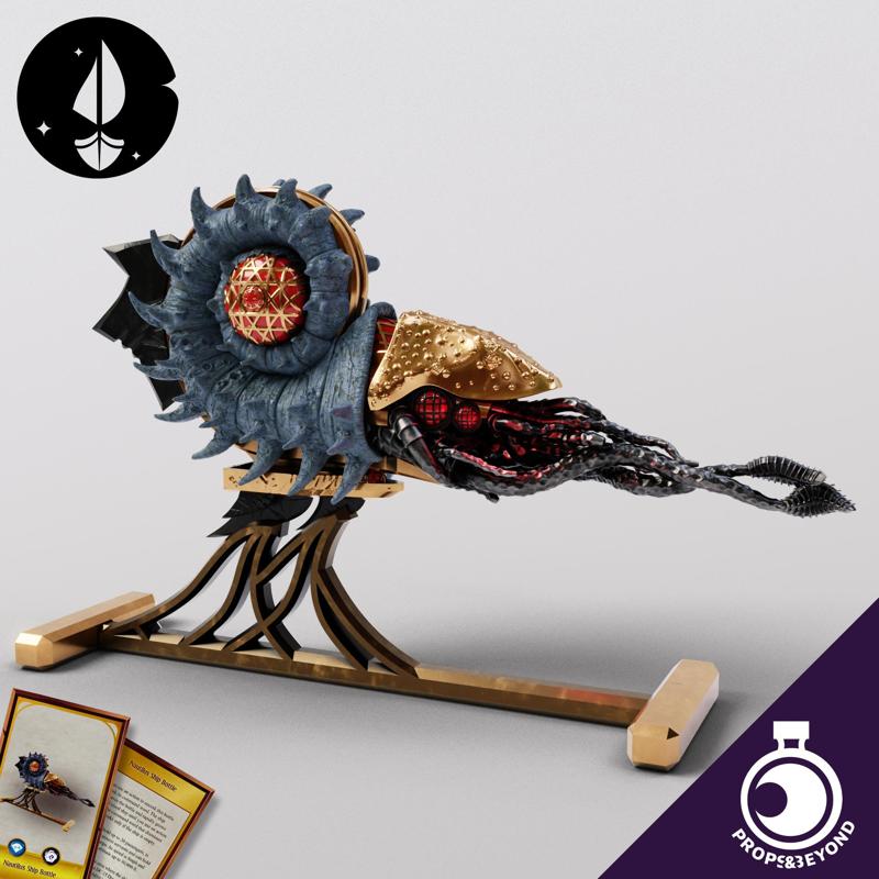 Nautilus Ship in a bottle