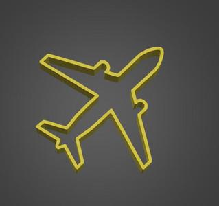 plane cookie cutter
