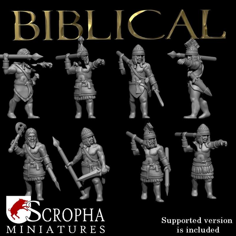 Mycenaean javelinmen Biblical