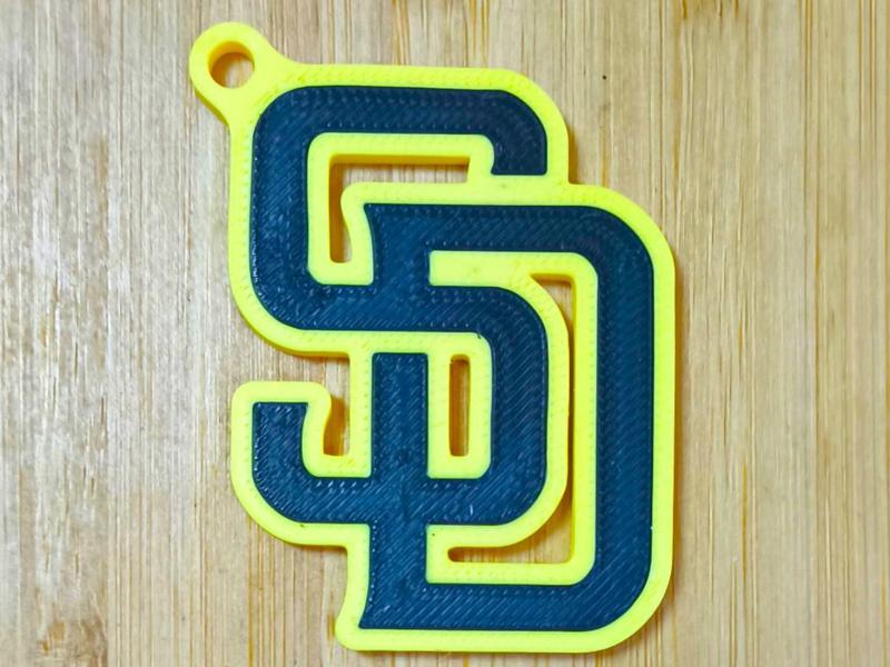 San Diego Padres Keychain