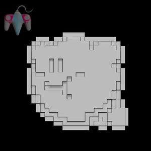 8 Bit Kirby Wall/Shelf Decor