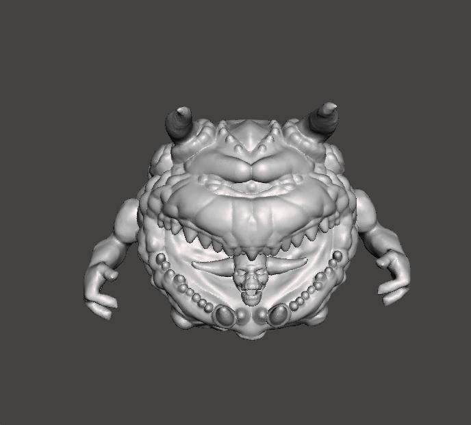 PAIN ELEMENTAL ATTACK CLASSIC DEMON MINIATURE MODEL FIGURE FOR FANTASY OR SCIFI GAMES RPG DND