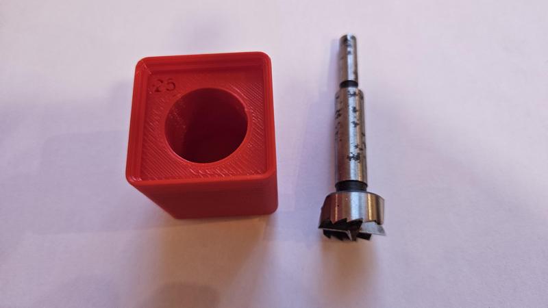 GRIDFINITY Forstner Drill Holder 25 mm
