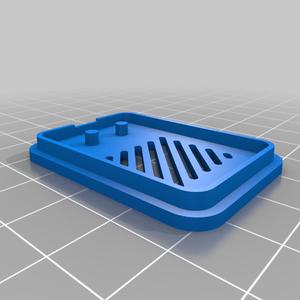 ESP32-CAM case remix back (blue)