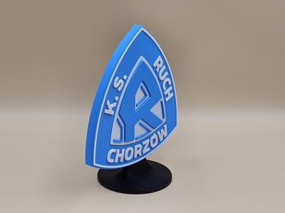 KS Ruch Chorzów logo na podstawce