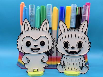 Fun Labu La Bu Bu Coloring Craft