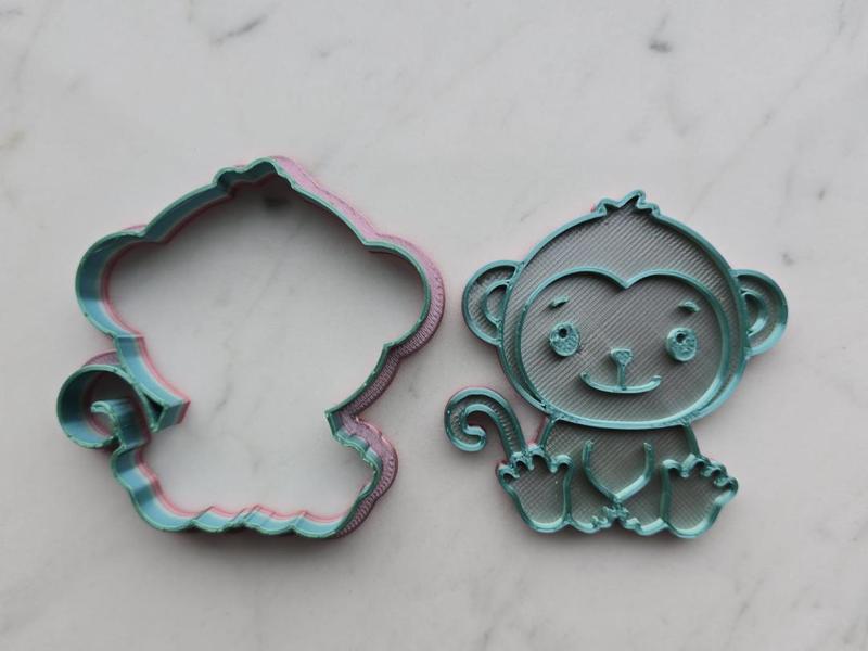 Monkey Cookie Cutter Sand Play-doh Dough Fun