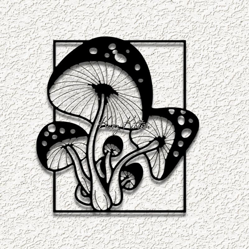 MUSHROOM TOADSTOOLS WALL ART HOME DECOR