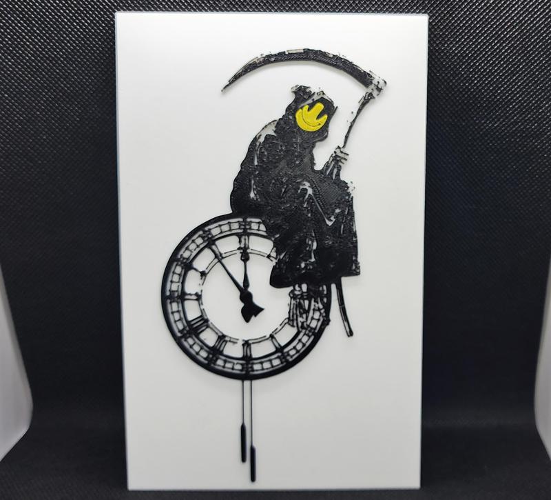 Banksy's Grin Reaper - 3 Color w/filament changes (1 at a time)