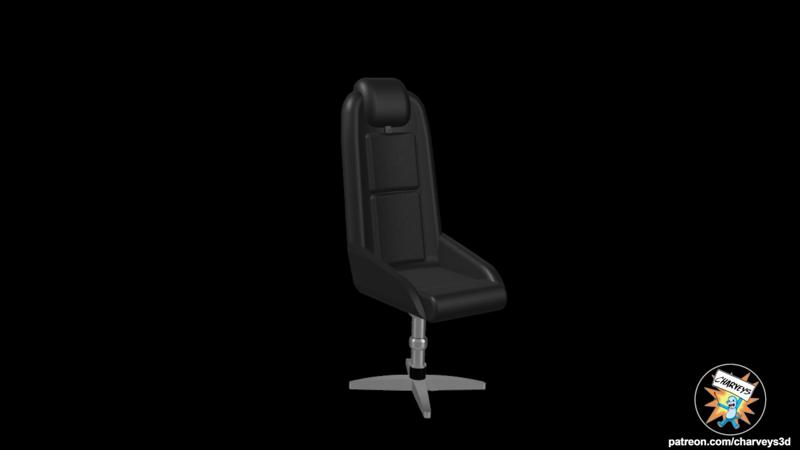 Star Wars Death Star Control Room 327 Chair for 3.75" and 6" figures