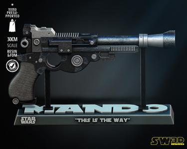 MANDO BLASTER - TESTED AND READY FOR 3D PRINTING