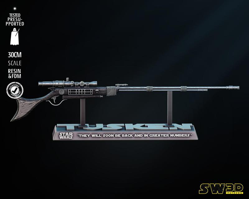 TUSKEN CYCLER RIFLE - TESTED AND READY FOR 3D PRINTING