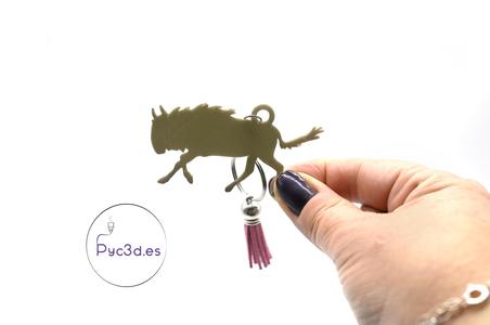WILDEBEEST KEYCHAIN