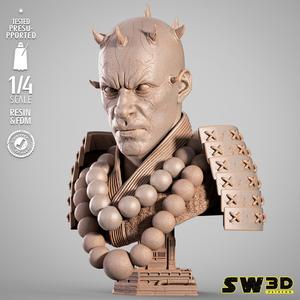 DARTH MAUL PORTRAIT BUST - TESTED AND READY FOR 3D PRINTING