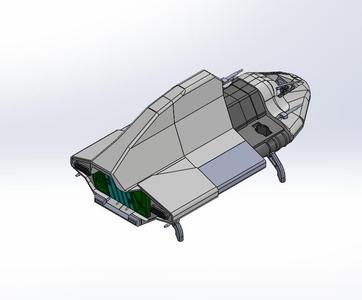 Phantom 2 from Rebels inspired 1:12 scale ship