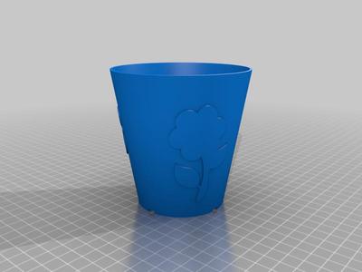 "Flower" Flower Pot
