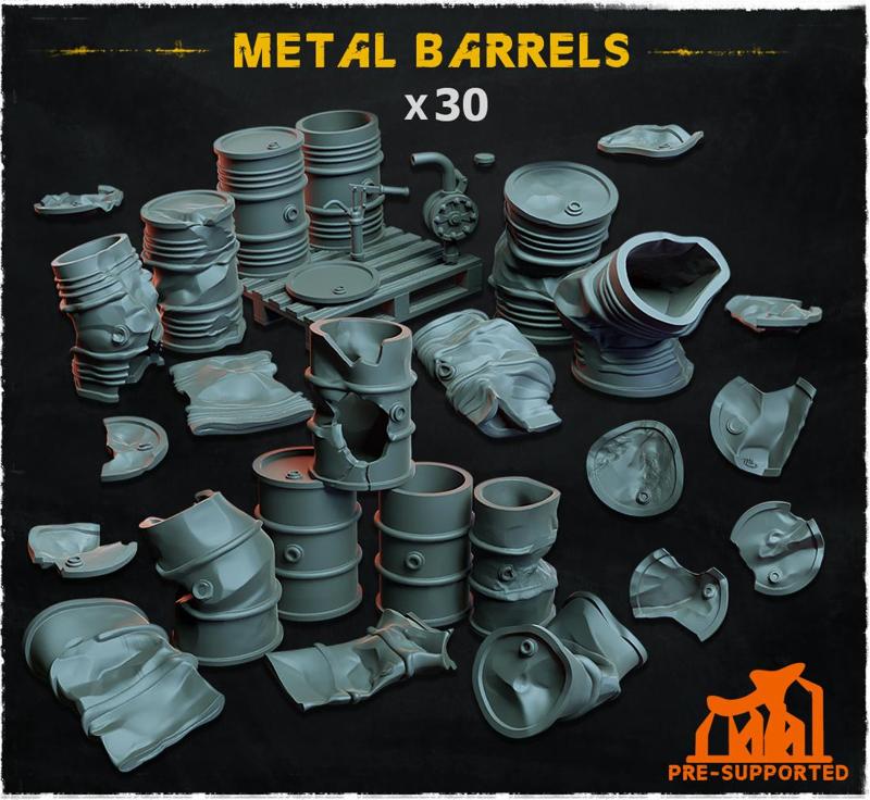 Metal barrels -Basing Bits 1.0