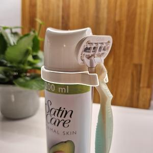 Gillette razor mount / holder on a foam can