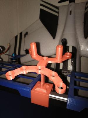 monitor top quad stand