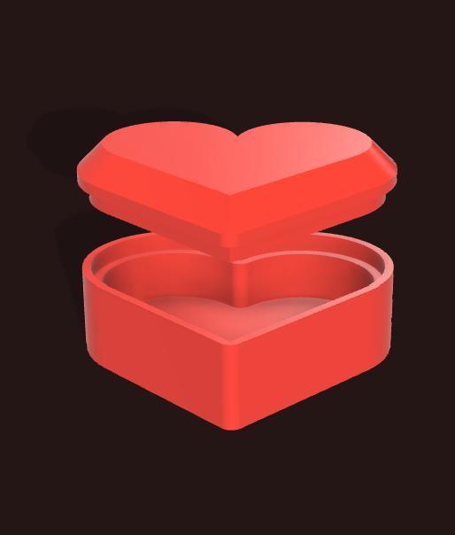 Valentines Gift. Enchanted Love Heart Box