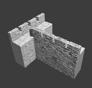 Modular Castle system - T-set for inner walls