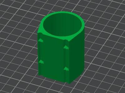 Pegboard Cylinder Holder 1.390x1.900