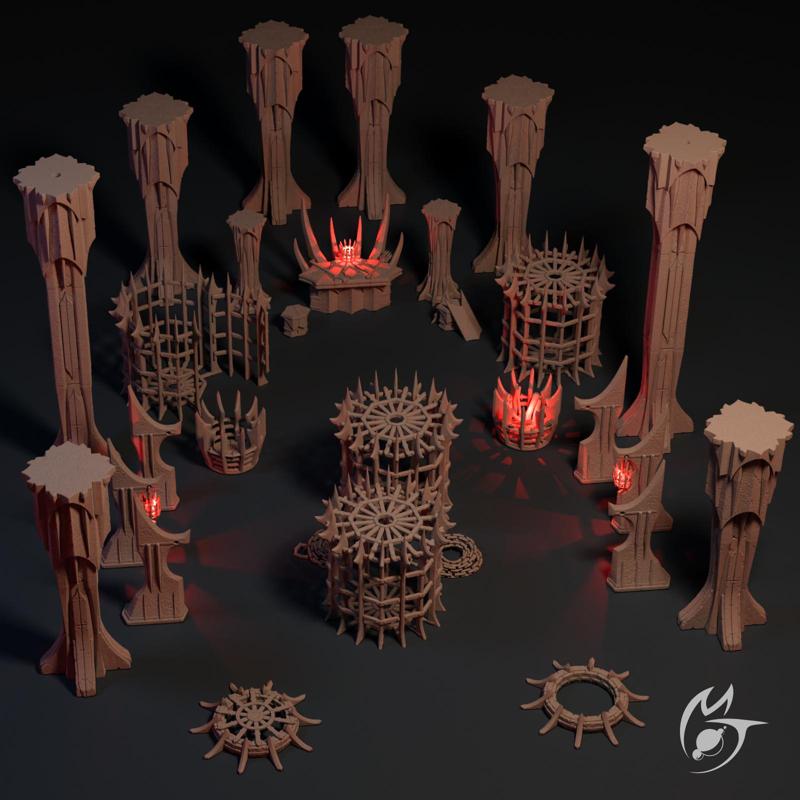 Iron Fortress Objects and Props - Scatter Terrain