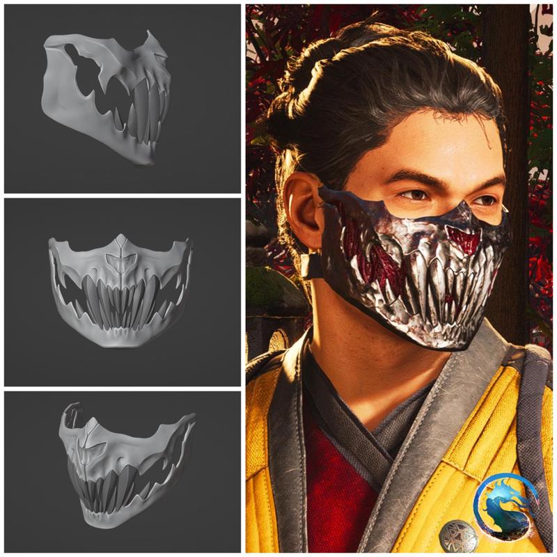 Scorpion mask from MK1 - Deferred Vengeance