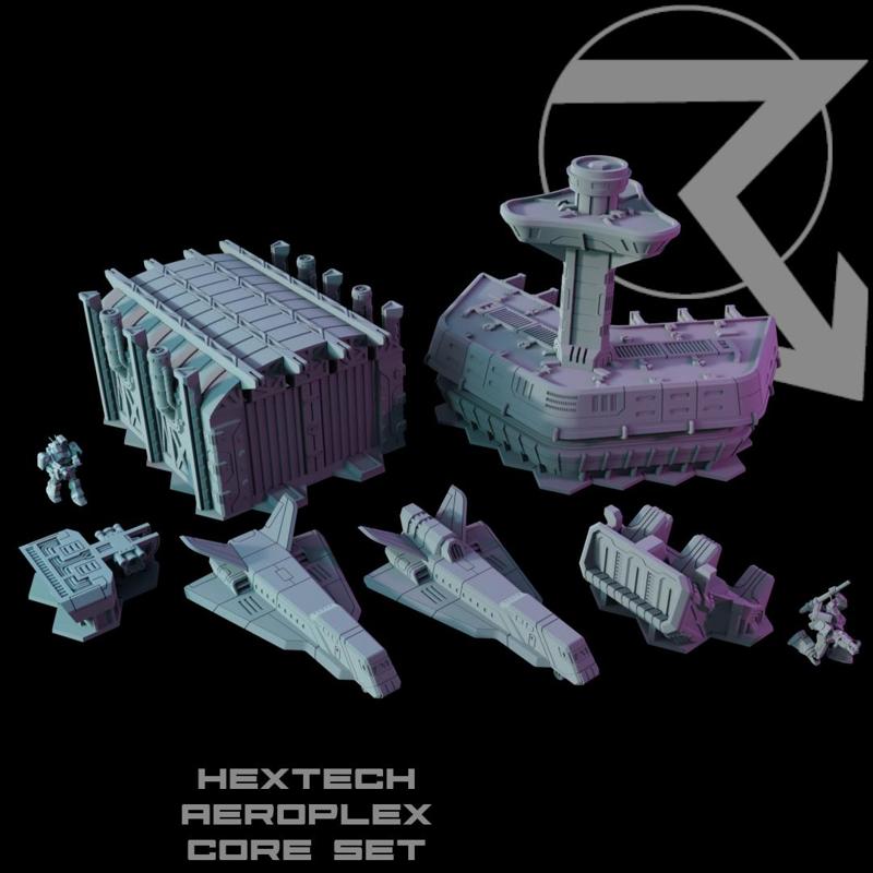 HEXTECH - Aeroplex - Core Bundle (Battletech Compatible Hex Terrain)