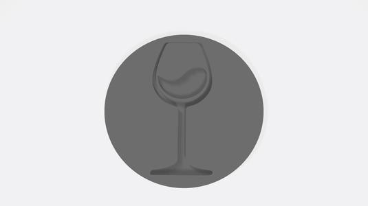 Coaster-wine