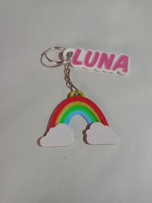 rainbow keychain