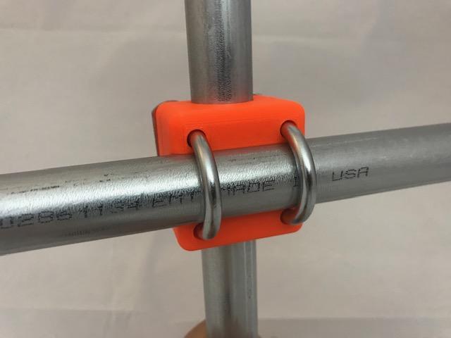 Makerpipe Crossover Clamp for EMT using U-bolts