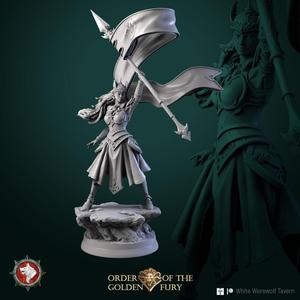 Katharina Furious 32mm and 75mm pre-supported + dnd 5e stats block