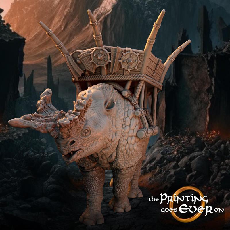 Horned Beast of Groz - B - Presupported