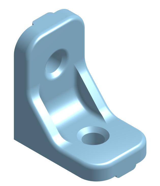 Reinforced 20x20 Corner Bracket