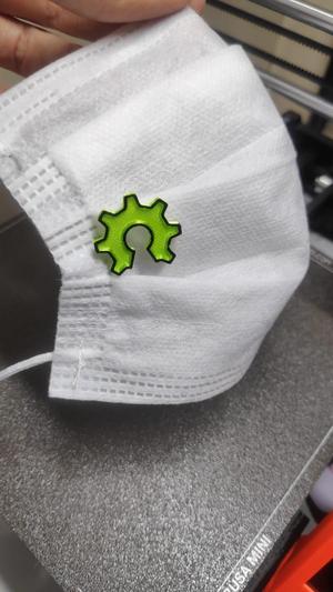 Covid-19 Mask Logo attachment