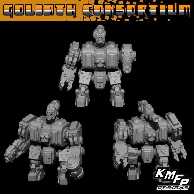 Goliath Consortium Battle Robots (6-8mm)