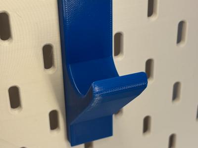 Strong Large Hook for Skadis-Compatible Peg Boards