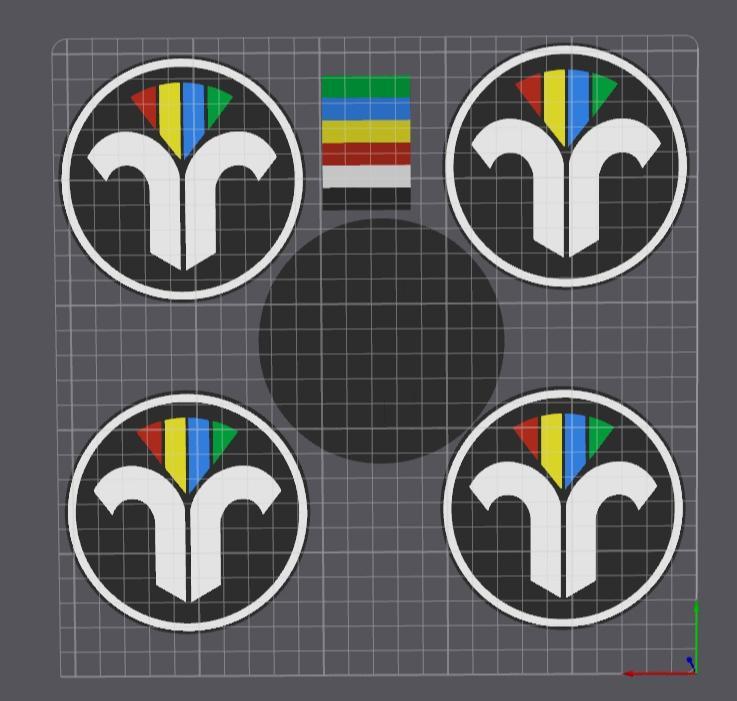 Schornsteinfeger Untersetzer ZIV-Logo