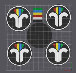 Schornsteinfeger Untersetzer ZIV-Logo