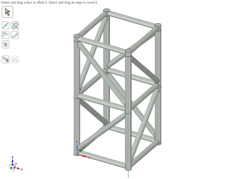 Truss - Square base - Stackable